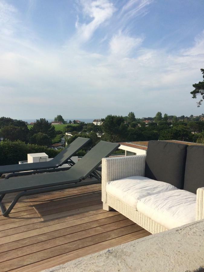 Villa Avec Piscine Privee, Vue Sur Mer Et Plage A Pied 800M Saint-Jean-de-Luz Exterior foto